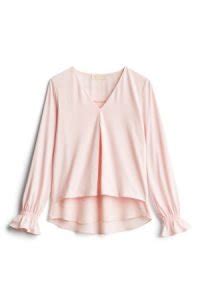 michael michael kors ines pleated sleeve knit top